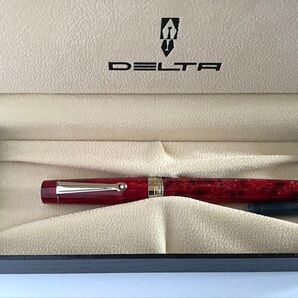 DELTA デルタ 万年筆 赤 レッド系