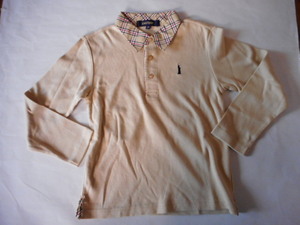 * new goods East Boy polo-shirt with long sleeves 120( tag none ) *