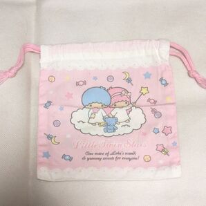 サンリオ リトルツインスターズ キキララ 巾着 2012年 ミニ レトロ