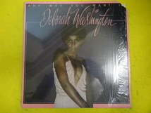 Deborah Washington - Any Way You Want It シュリンク付 オリジナル原盤 US LP ディスコ・サウンド　Supremesカバー収録　視聴_画像1