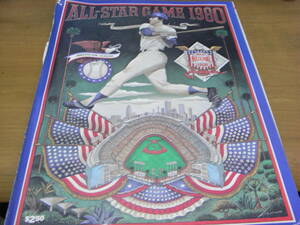  rice large Lee g1980 all Star game program [1980ALL-STAR GAME souvenir PROGRAM]/ foreign book 