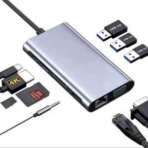 USB C ハブ 10 in 1 usb ハブ HDMI 4K出力