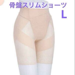 芦屋美整体 至極のはき心地 シームレス 骨盤スリムショーツ ベージュ L