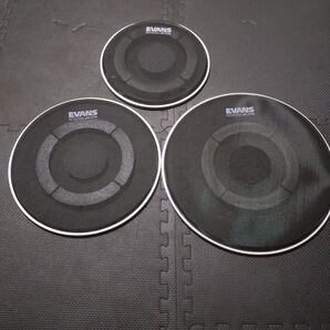 evans db one ローボリューム タムヘッド セット