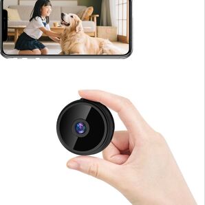 【新品,未使用,未開封】防犯カメラ 小型Wi-Fi IOS/Android対応 動体検知 見守り 玄関カメラ 自動ナイトビジョン