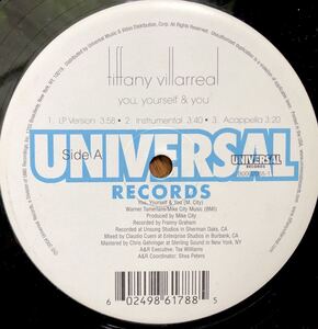 2004 Tiffany Villarreal / You Yourself And You ティファニー ヴィラリール Original US 12 Universal ユニバーサル Neo Soul 00s