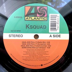 レア 倉庫出 シュリンク Ragga ラガ ミドル 1994 KSquad / Haul And Pull It Remix Original US 12 Raggamuffin Atlantic 0-85653 絶版