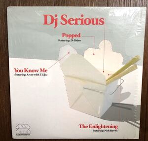 レア 倉庫出 アングラ 2000 DJ Serious / Popped You Know Me The Enlightening 3曲入り US EP David Yan Audio Research AR007 絶版