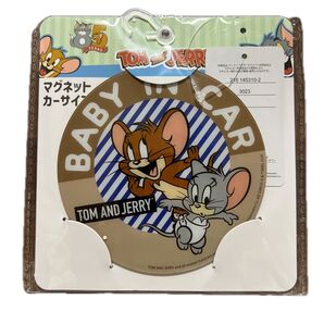 【新品未使用】トムとジェリー ジェリーとタフィー BABY IN CAR マグネット カーサイン