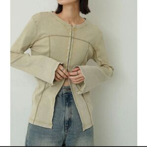 価格相談◎SENCE OF PLACE フロントホックピグメントトップ