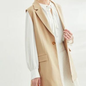 価格相談◎ロペピクニック スリーブレスジャケットジレ