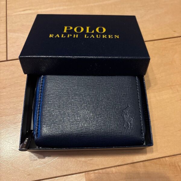 POLO RALPH LAUREN ポロラルフローレン コインケース ネイビー 未使用