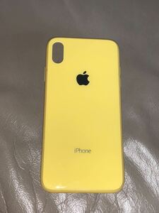 iPhoneケース iPhone xs max イエロー　訳あり　ハード