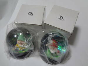 Klevering Wonder Ball wonder ball snow dome 2 kind set exhibition unused goods 