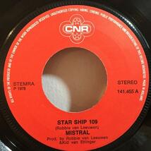 ☆Mistral/Starship 109☆哀愁EURO SYNTH POP！７inch 45_画像2