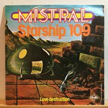 ☆Mistral/Starship 109☆哀愁EURO SYNTH POP！７inch 45_画像1