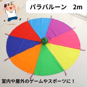 直径2m パラバルーン 運動会 お遊戯会 リトミック 人気! 保育園 幼稚園