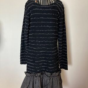 ザギンザ the GINZA レトロ ウール アンゴラ ドット 水玉 昭和レトロ ワンピース ピンクハウス インゲボルグ