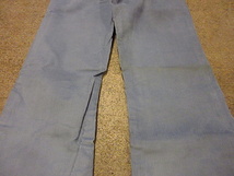 ビンテージ70's●DEADSTOCK Levi’s 446コーデュロイ水色W24●201029f2-k-pnt-ot-W24古着キッズベルボトムフレアパンツリーバイス子供服_画像6