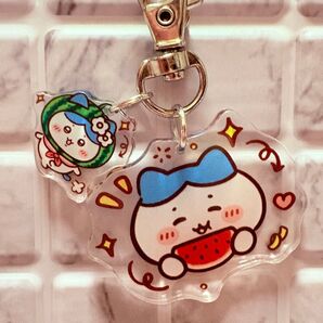 【131】ちいかわ ハチワレ すいか キーホルダー