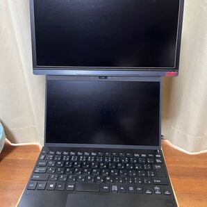 上配置!省スペース!薄い!軽い!~15.6インチ対応!モバイルディスプレイスタンド モバイルモニタースタンド
