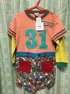 #95サイズ eab ブランド 子供服 長袖カットソー チュニック