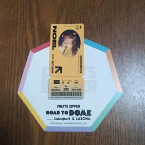 FRUITS ZIPPER 早瀬ノエル ステッカー ららぽーと ラゾーナ