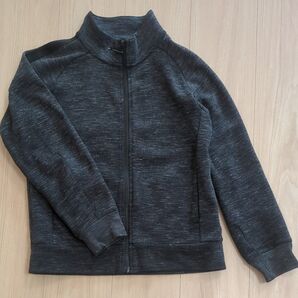 フルジップジャケット ユニクロ ドライストレッチスウェットフルジップブルゾン 150