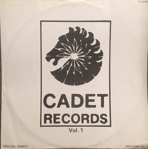 【JPN盤(Promo)/Jazz/レア/盤質(EX)/LP】V.A. - Cadet Records Special Digest Vol.1 / 試聴検品済
