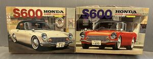 P レア!!☆エルエス HONDA S600☆ホンダスポーツS600 オープンタイプ　ハードトップ☆1/32☆プラモデル☆ミニカー