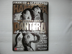 ポスターブックCD付き特製版洋書『METAL HAMMER　THE GOLDEN AGE OF PANTERA』　２０１４年３月号