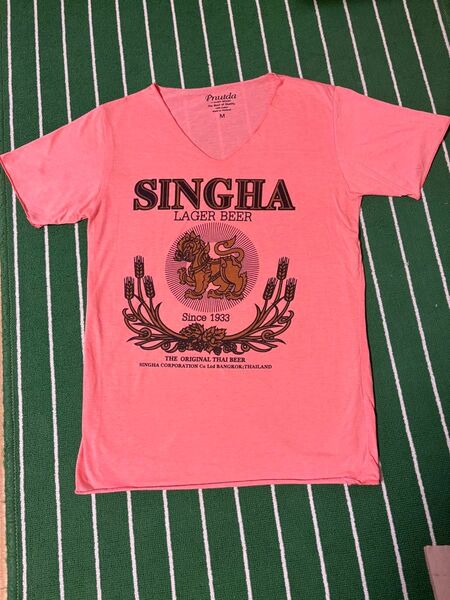 シンハービール ロゴTシャツ サイズM Made in Thailand