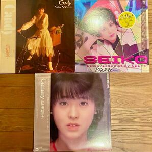 バラ売、追加、他商品との入替歓迎!松田聖子LPまとめ売り3枚セット