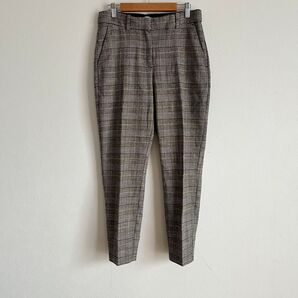 チェック柄パンツ グレンチェックパンツ