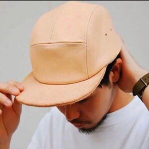 エンダースキーマ jet cap cow leather ヌメ革 牛革