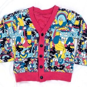 X-GIRL エックスガール リバーシブル カーディガン 90cm