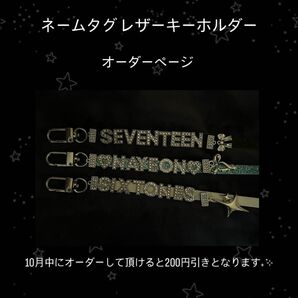 ネームタグ オーダーページ ネームキーホルダー レザーキーホルダー オーダーページ 韓国 推し活 ネームプレート
