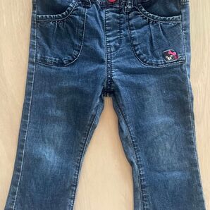 【ミキハウス】DOUBLE.B 100cm ダブルビー ズボン 女の子