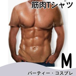 M 筋肉Tシャツ コスプレ 衣装 仮装 イベント