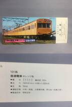 国鉄・大阪鉄道管理局　昭和53年7月23日　大阪の電車・列車シリーズ記念入場券（№3) 5枚　【K14-0064】_画像6