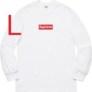 Supreme 20FW Box Logo L/S Tee White L シュプリーム ボックスロゴ ロングスリーブ Tシャツ ホワイト 白