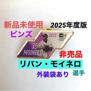 福岡 ソフトバンクホークス SoftBank HAWKS ピンズ ピンバッジ ピンバッチ バッジ 非売品 リバン・モイネロ