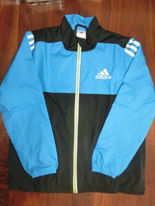 *USED Adidas Kids window jacket 140 blue | black click post 