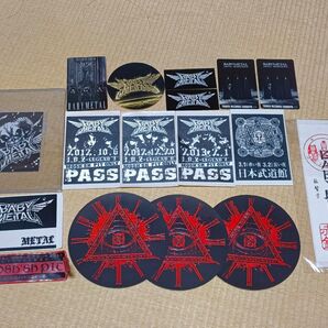 BABYMETAL バックパスステッカー・おみくじ・IDZ・リストバンド等(水野由結・菊地最愛・中元すずか・さくら学院)