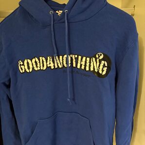 GOOD4NOTHING グッドフォーナッシング プルオーバーパーカー ブルー