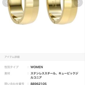 フォッシル ピアス