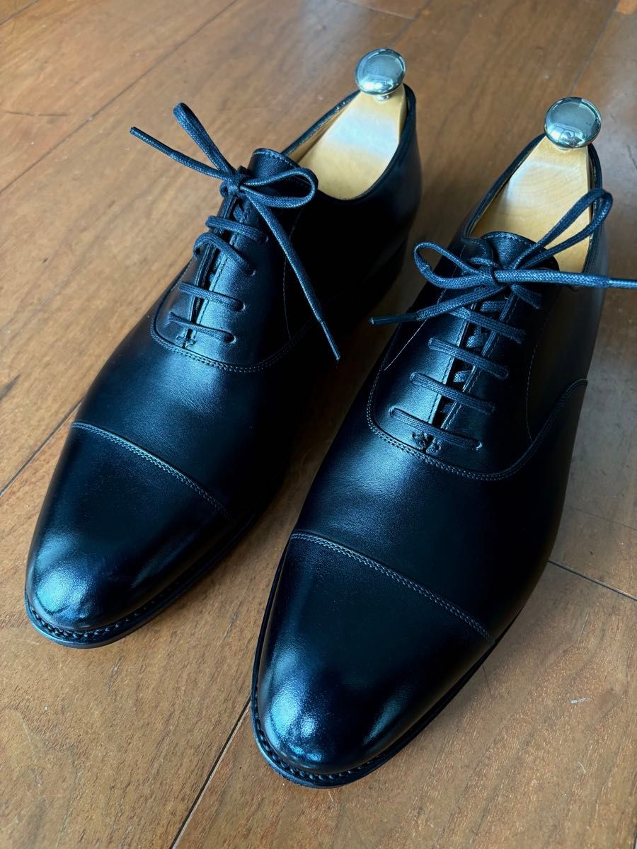 【新品】ジョンロブ シティ2 7E 純正シューツリー付John Lobb CityⅡ最高峰ストレートチップ