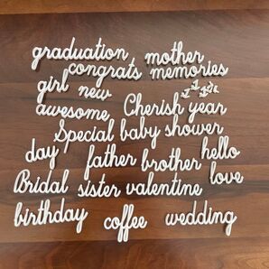 レターボード メッセージボード ウェルカムボード 文字のみ 白