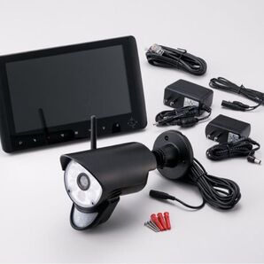 NSK 日本セキュリティー機器販売 ワイヤレスカメラセット NS-9100S 防犯カメラ モニターセット