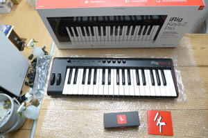 良品 IK Multimedia iRig Keys 2 Pro MIDI コントローラー 37鍵フルサイズ鍵盤 オーディオ出力端子搭載